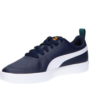 Esportes  de Mulher e Menina e Menino PUMA 384311 RICKIE JR 07 PEACOAT WHITE