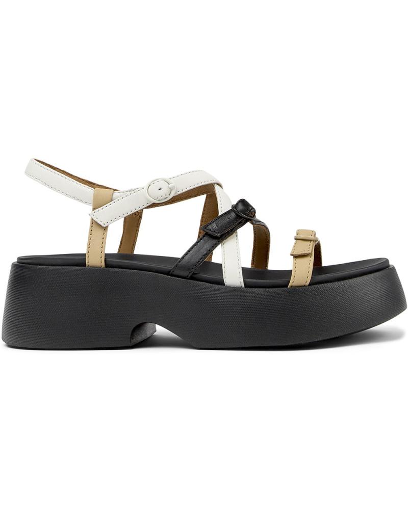 CAMPER SANDALIAS DE PIEL TWINS K201713 NEGRO004