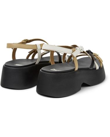 CAMPER SANDALIAS DE PIEL TWINS K201713 NEGRO004