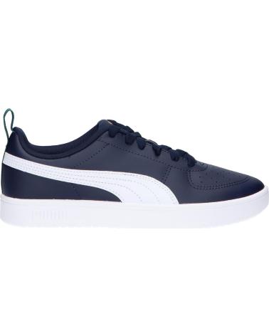 Esportes  de Mulher e Menina e Menino PUMA 384311 RICKIE JR 07 PEACOAT WHITE
