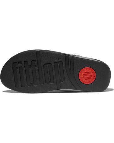FITFLOP LULU CRYSTAL-MIX TOE POST NEGRA BEIG