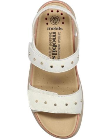 MEPHISTO FARRA CEYLAN FOG PIEL BLANCA BLANCO