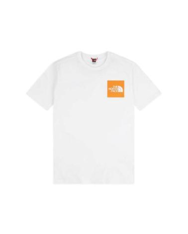 THE NORTH FACE FINE TEE WHITE T-SHIRT Q5P9V1 BLANCO