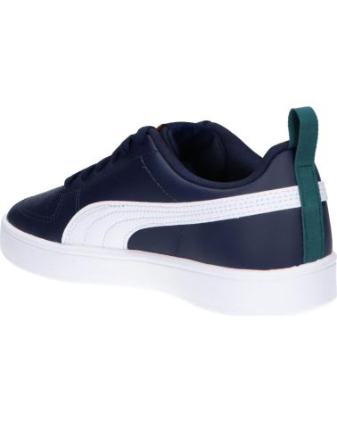 Esportes  de Mulher e Menina e Menino PUMA 384311 RICKIE JR 07 PEACOAT WHITE