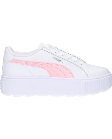 Scarpe sport per Donna e Bambina e Bambino PUMA 387374 KARMEN L JR 03 WHITE ALMOND