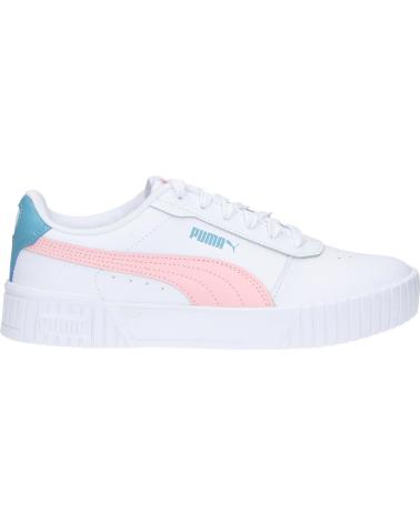 Sapatilhas de Mulher e Menina e Menino PUMA 386185 CARINA 2 0 JR 05 WHITE ALMOND
