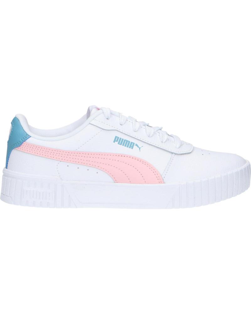 Sapatilhas de Mulher e Menina e Menino PUMA 386185 CARINA 2 0 JR 05 WHITE ALMOND
