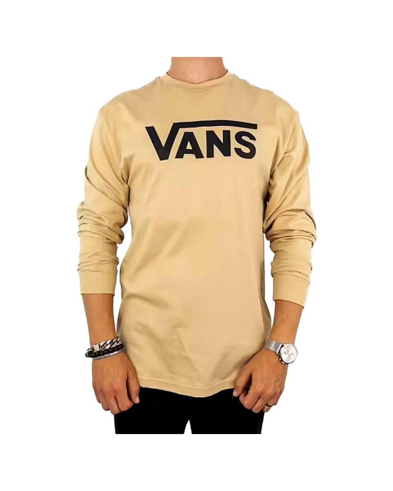CAMISETA MANGA LARGA VANS CLASSIC VN000K6HY97 BEIGE BEIGE