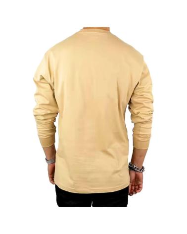 CAMISETA MANGA LARGA VANS CLASSIC VN000K6HY97 BEIGE BEIGE