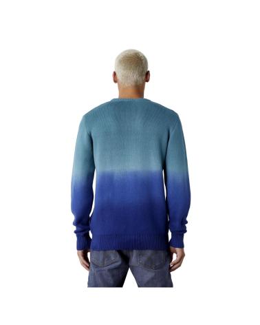 MAGLIONE GIROCOLLO GAS JEANS A4103 BLU SFUMATO AZUL