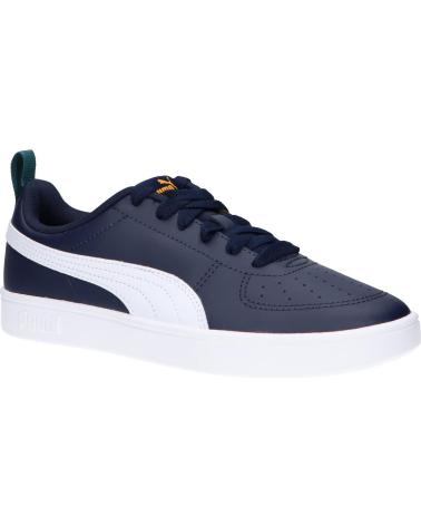 Esportes  de Mulher e Menina e Menino PUMA 384311 RICKIE JR 07 PEACOAT WHITE