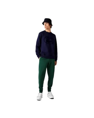 LACOSTE SWEATSHIRT SH025400166 MARINEBLAU MIT GESTICKTEM LOGO AZUL