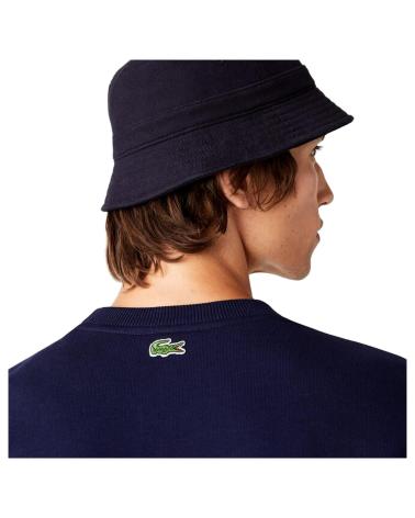 LACOSTE SWEATSHIRT SH025400166 MARINEBLAU MIT GESTICKTEM LOGO AZUL