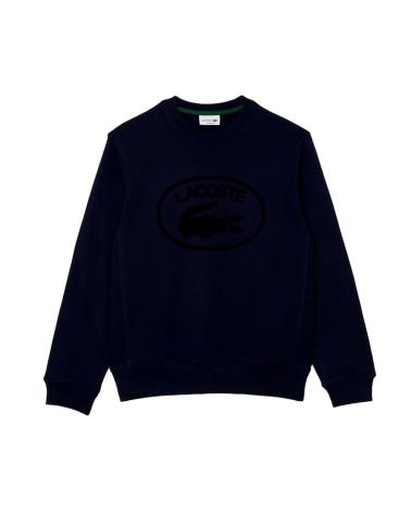 LACOSTE SWEATSHIRT SH025400166 MARINEBLAU MIT GESTICKTEM LOGO AZUL