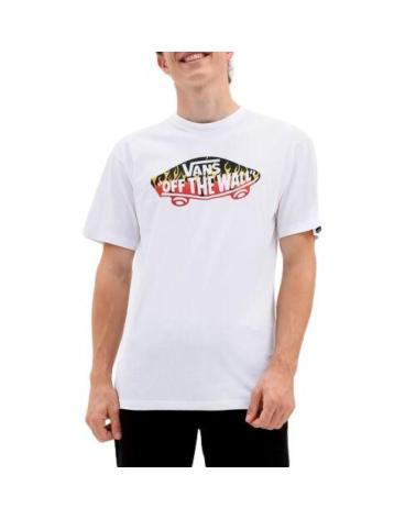 CAMISETA VANS OFF THE WALL INFLAMED VN0005H2WHT BLANCA BLANCO