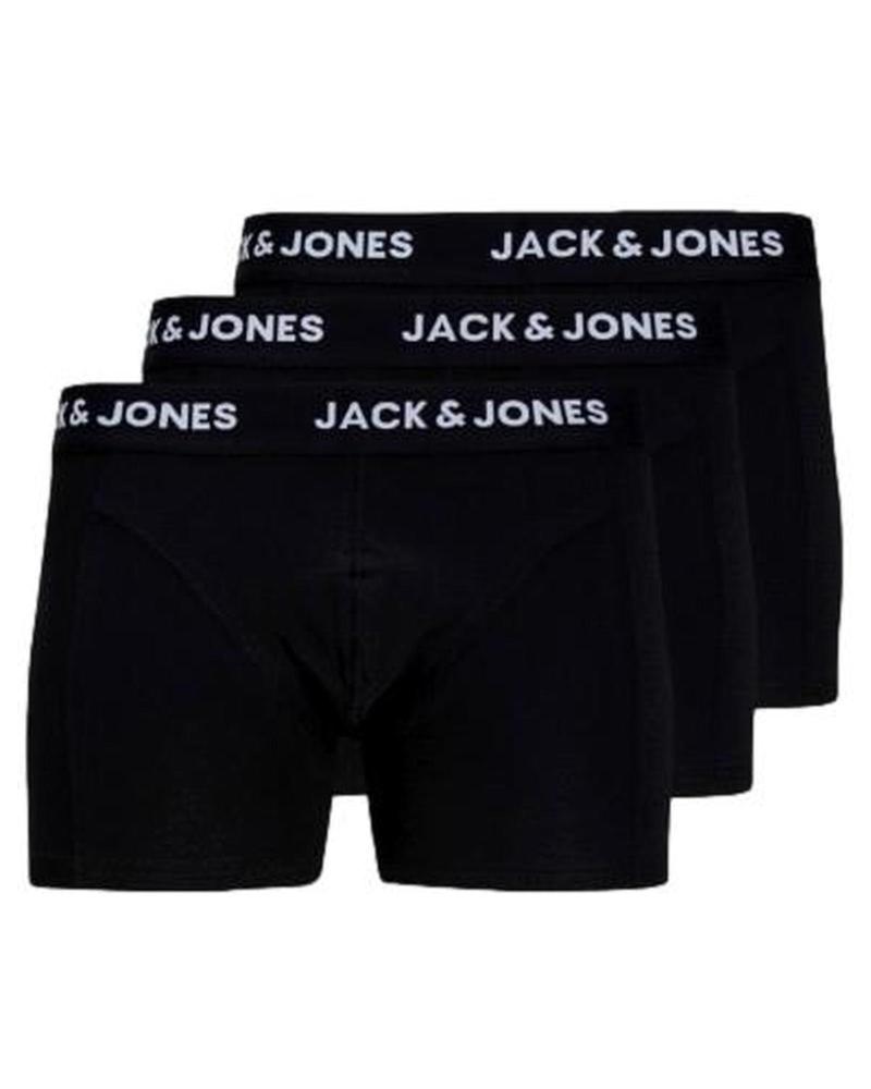 JACK AND JONES LOT DE 3 BOXERS 12171944 NOIR NEGRO