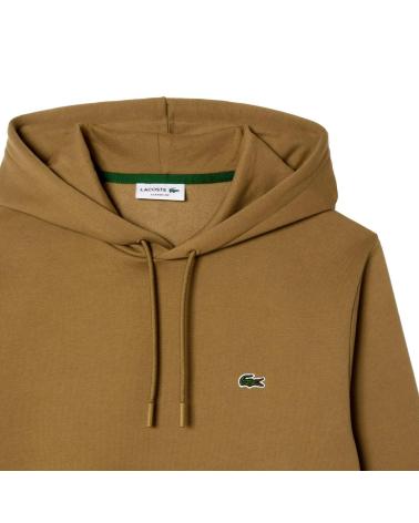 LACOSTE SH9623 SWEAT À CAPUCHE BEIGE POUR HOMME BEIGE