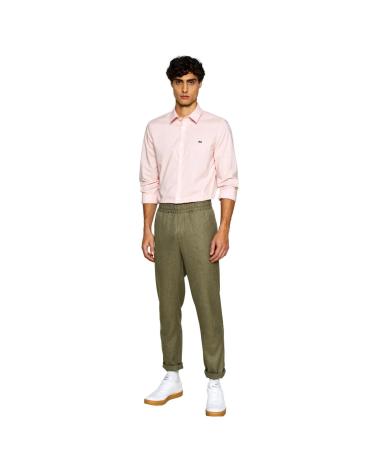 LACOSTE CH5620 PINK SLIM FIT SHIRT ROSA