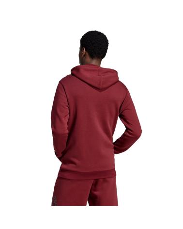 FELPA CON CAPPUCCIO ADIDAS ESSENTIALS IP8342 ROSSA ROJO