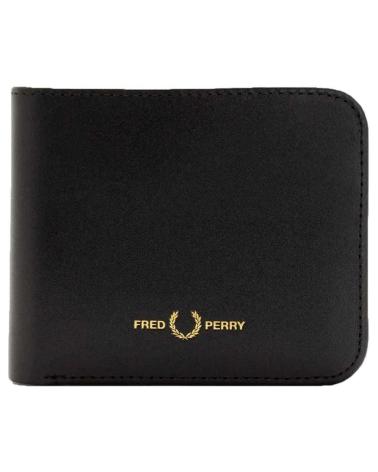CARTERA DE CUERO FRED PERRY L5322 NEGRA