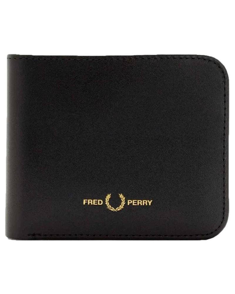 CARTERA DE CUERO FRED PERRY L5322 NEGRA