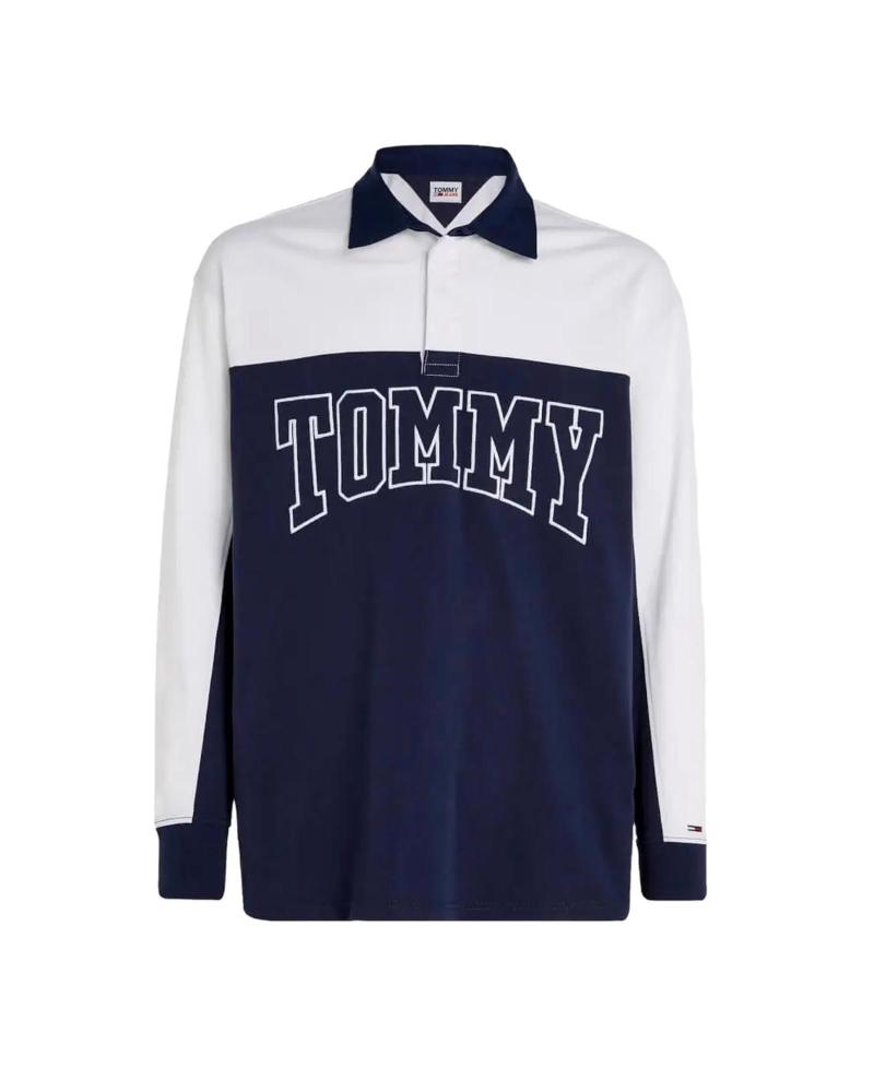 Inizio-TOMMY-JEANS-POLO-DE-RUGBY-OVERSIZE-DM0DM17702-AZUL