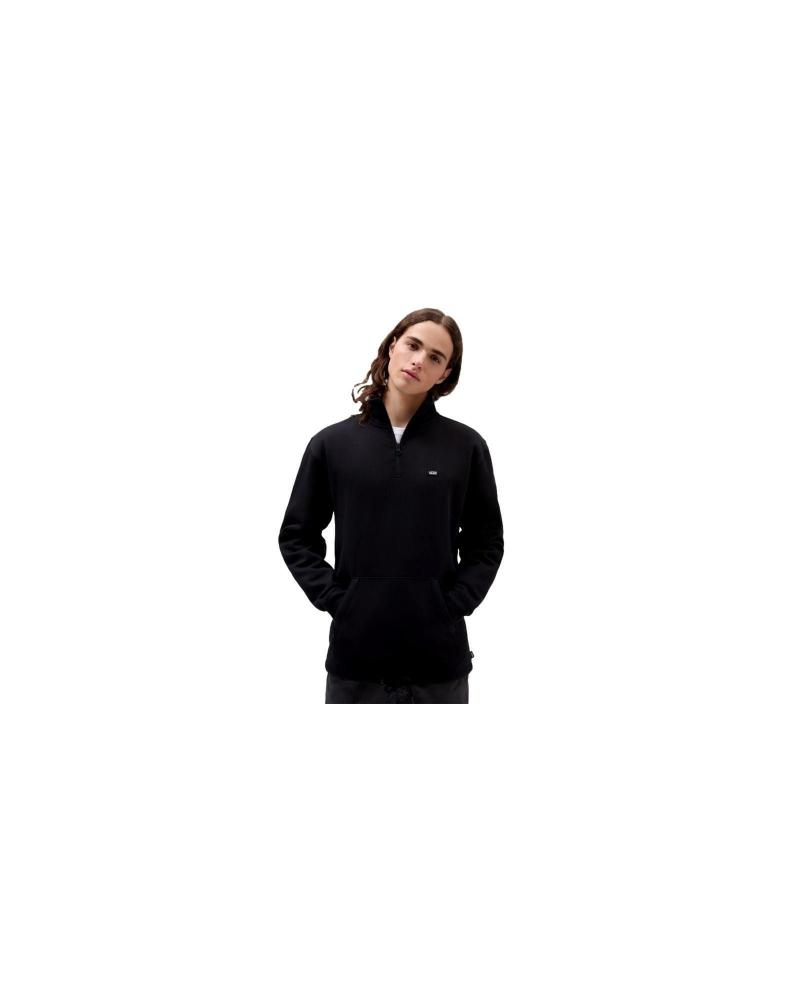 VANS OFF THE WALL HALF-ZIP SWEATSHIRT MODEL 5KDSBLK1 BLACK NEGRO