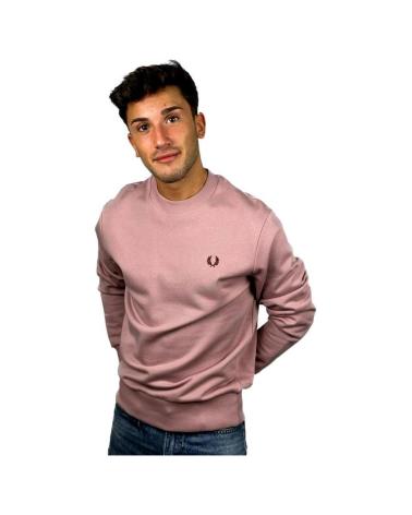Inizio-FRED-PERRY-SUDADERA-CUELLO-REDONDO-HOMBRE-M7535-ROSA