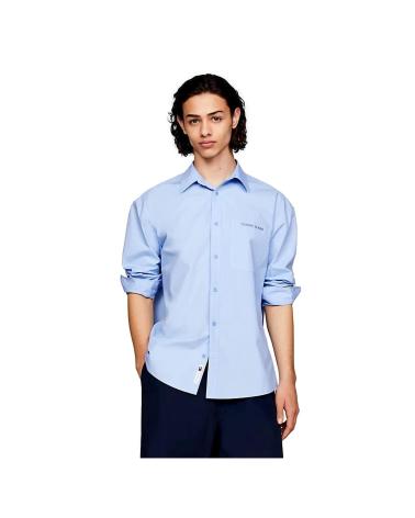 Home-TOMMY-JEANS-CAMISA-CLASSICS-AMPLIA-CON-LOGO-BORDADO-DM0DM18959-AZUL