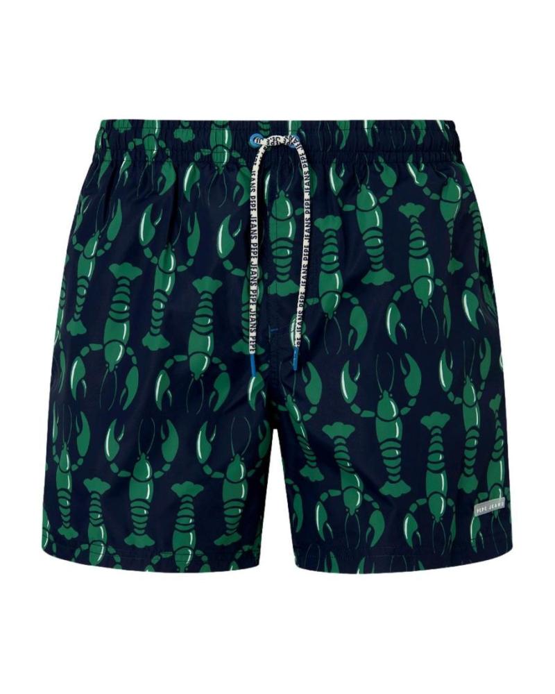 PEPE JEANS LOBSTER SWIM SHORTS PMB10392 DARK GREEN AZUL