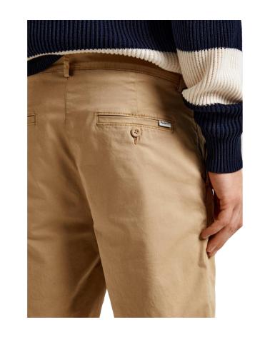PEPE JEANS REGULAR FIT CHINO BERMUDA PM801092 BEIGE BEIGE