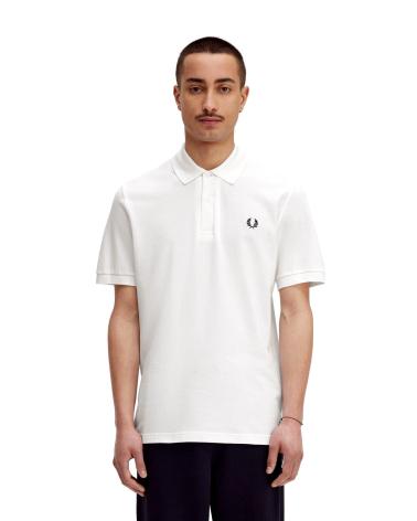 FRED PERRY KLASSISCHES POLOHEMD M3 WEISS BLANCO