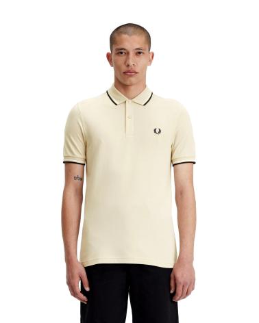 FRED PERRY BACK GRAPHIC POLO M5603 BEIGE BEIGE