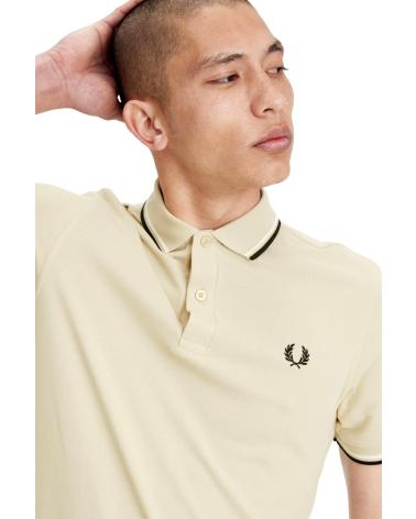 FRED PERRY BACK GRAPHIC POLO M5603 BEIGE BEIGE