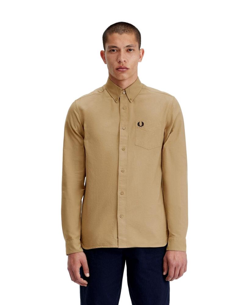 FRED PERRY OXFORD SHIRT M5516 BEIGE BEIGE