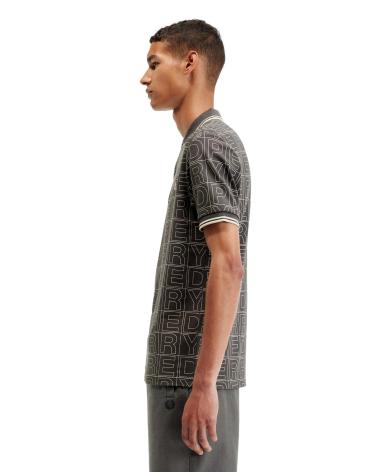 FRED PERRY GRAFIK-POLO M7757 GRÜN VERDE