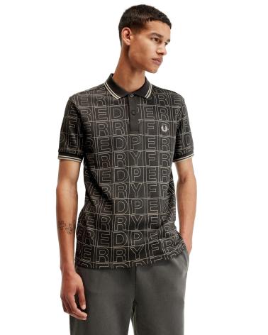 FRED PERRY GRAFIK-POLO M7757 GRÜN VERDE