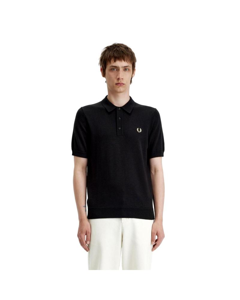 Startseite-FRED-PERRY-POLO-CLASICO-DE-PUNTO-K7623-NEGRO