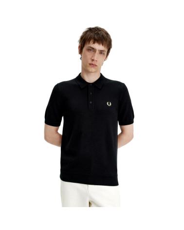 Startseite-FRED-PERRY-POLO-CLASICO-DE-PUNTO-K7623-NEGRO