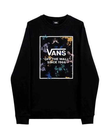 SUDADERA VANS OFF THE WALL BLOTTERFLY CREW NEGRA NEGRO