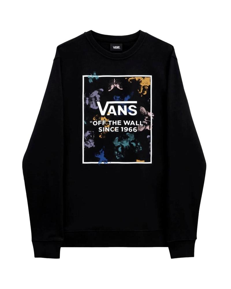 VANS OFF THE WALL BLOTTERFLY CREW SWEATSHIRT BLACK NEGRO