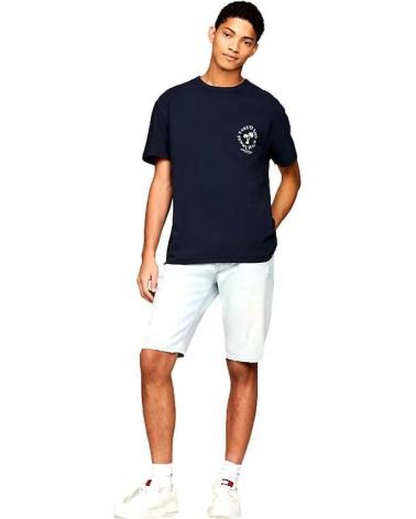 PANTALÓN CORTO VAQUERO TOMMY JEANS RYAN DESGASTADO AZUL DM0DM18788 AZUL