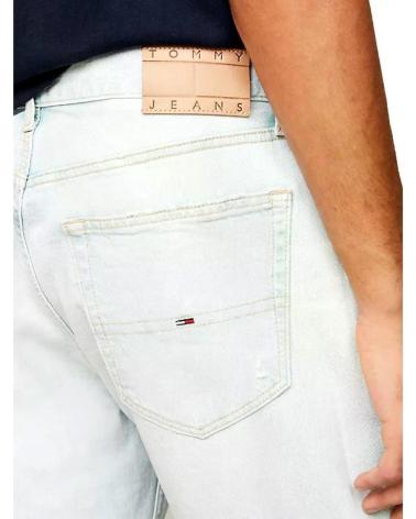PANTALONCINO JEANS TOMMY JEANS RYAN USURATO BLU DM0DM18788 AZUL