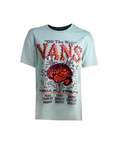 VANS OFF THE WALL BRAIN JAM OVERSIZED T-SHIRT GRÜN VERDE