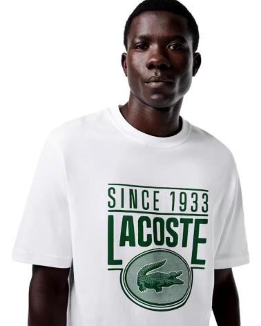LACOSTE CAMISETA HOMBRE TH31500001 BLANCO