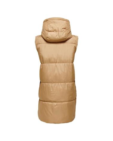 ONLY 15220376 LANGER STEPPWESTE MIT KAPUZE BEIGE BEIGE
