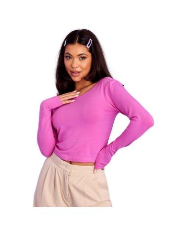 ONLY CROPPED TOP 15248492 PINK ROSA