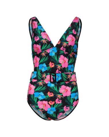 COSTUME DA BAGNO STAMPATO ONLY 15251012 NERO NEGRO