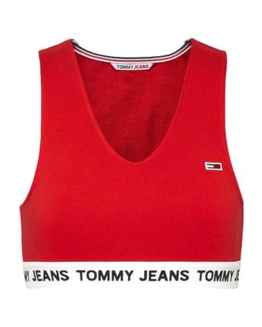 TOP ESPORTIVO TOMMY JEANS DW0DW13830 VERMELHO ROJO