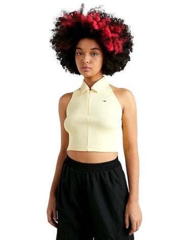 Início-TOMMY-JEANS-POLO-CUELLO-HALTER-MUJER-DW0DW15329-AMARILLO